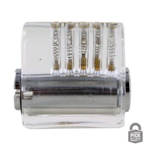 Pick My Lock Acrylic Practice Lock – Serrated Pins