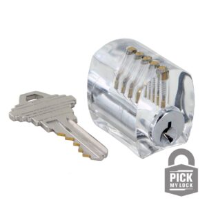Pick My Lock Acrylic Practice Lock – Standard Pins