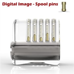 Sparrows Clear Acrylic Practice Lock – Spool Pins